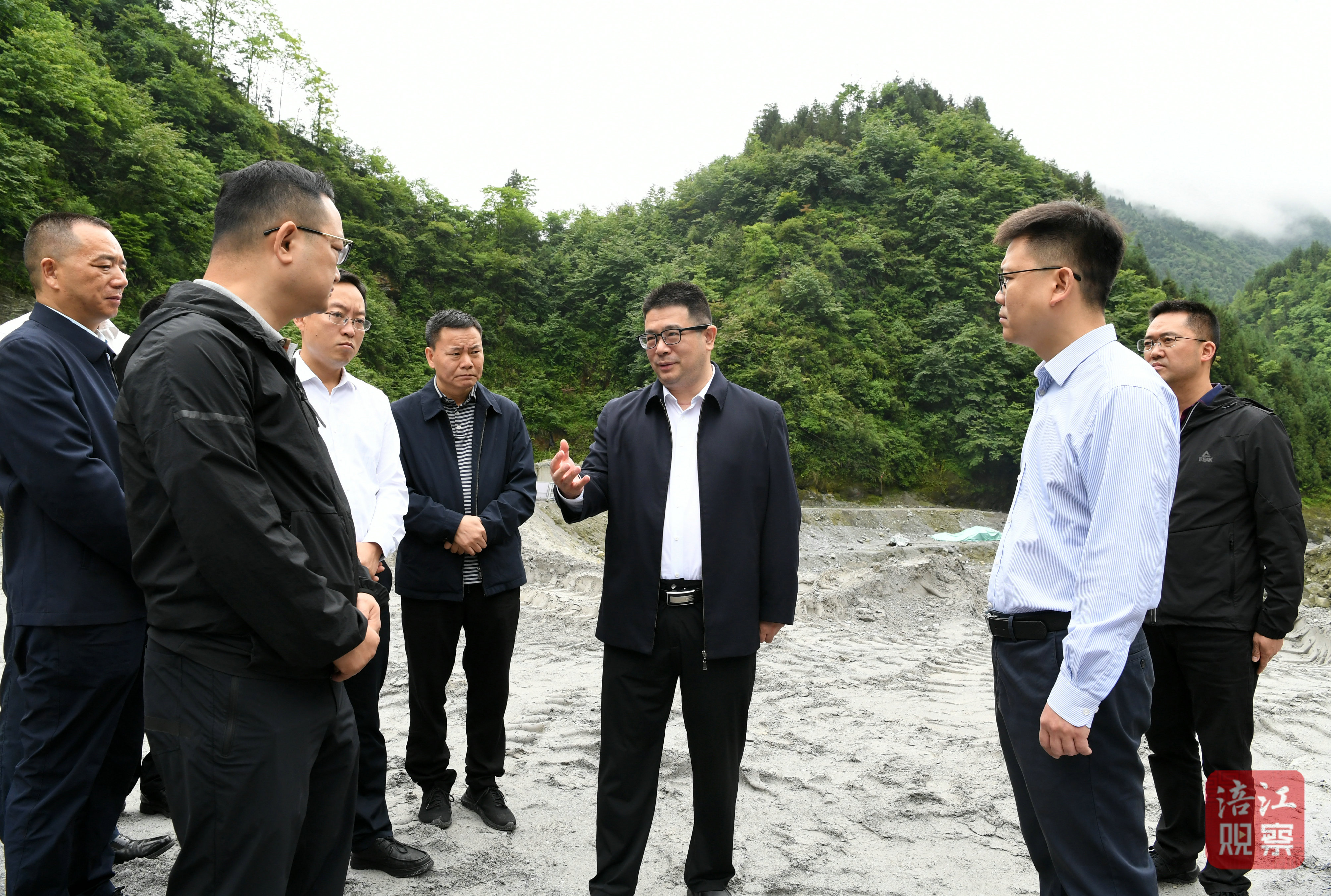 2023年6月4日，李云赴安州高川督導(dǎo)檢查防汛減災(zāi)、地災(zāi)防治工作1  張莉 攝.jpg