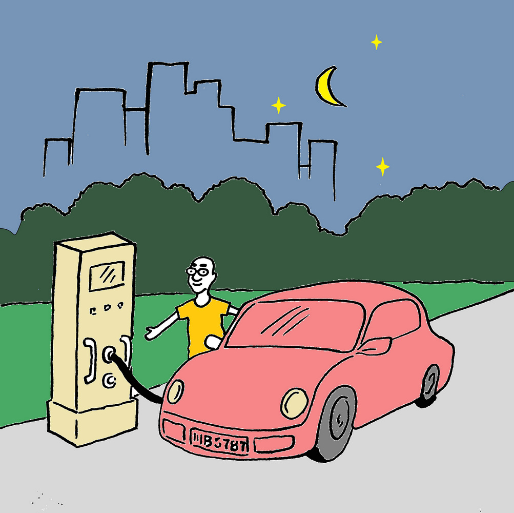 合理錯峰使用電動車充電樁，鼓勵夜間時段充電。.jpg